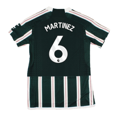 2023-2024 Man Utd Authentic Away Shirt (Ladies) (Martinez 6)