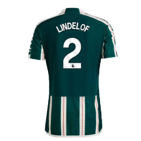 2023-2024 Man Utd Authentic Away Shirt (Lindelof 2)