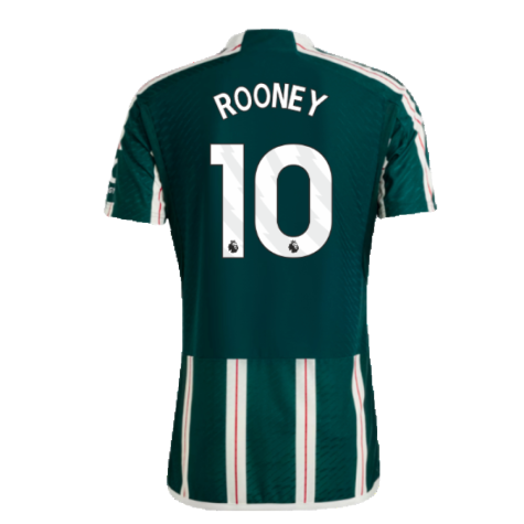 2023-2024 Man Utd Authentic Away Shirt (Rooney 10)