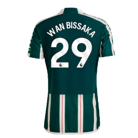 2023-2024 Man Utd Authentic Away Shirt (Wan Bissaka 29)