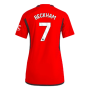 2023-2024 Man Utd Authentic Home Shirt (Ladies) (Beckham 7)