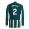 2023-2024 Man Utd Authentic Long Sleeve Away Shirt (Lindelof 2)