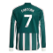 2023-2024 Man Utd Away Long Sleeve Shirt (Kids) (Cantona 7)