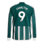 2023-2024 Man Utd Away Long Sleeve Shirt (Kids) (Charlton 9)