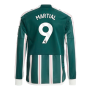 2023-2024 Man Utd Away Long Sleeve Shirt (Kids) (Martial 9)