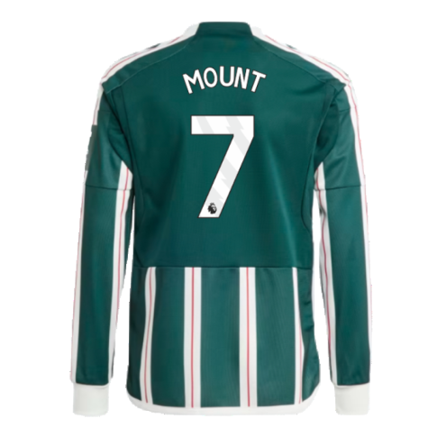 2023-2024 Man Utd Away Long Sleeve Shirt (Kids) (Mount 7)