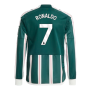 2023-2024 Man Utd Away Long Sleeve Shirt (Kids) (Ronaldo 7)