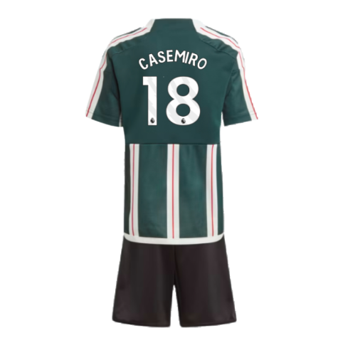 2023-2024 Man Utd Away Mini Kit (Casemiro 18)