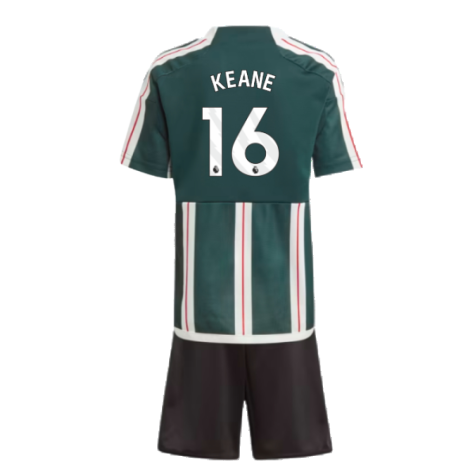 2023-2024 Man Utd Away Mini Kit (Keane 16)