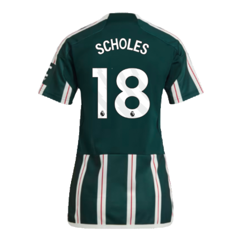 2023-2024 Man Utd Away Shirt (Ladies) (Scholes 18)