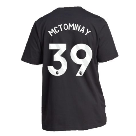 2023-2024 Man Utd DNA Graphic Tee (Black) (McTominay 39)