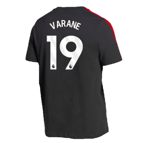 2023-2024 Man Utd DNA Tee (Black) (Varane 19)