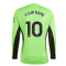 2023-2024 Man Utd Home Goalkeeper Shirt (Solar Green) (Your Name)