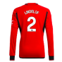 2023-2024 Man Utd Home Long Sleeve Shirt (Kids) (Lindelof 2)