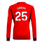 2023-2024 Man Utd Home Long Sleeve Shirt (Kids) (Sancho 25)