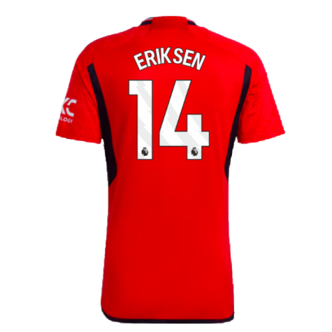 2023-2024 Man Utd Home Shirt (Eriksen 14)
