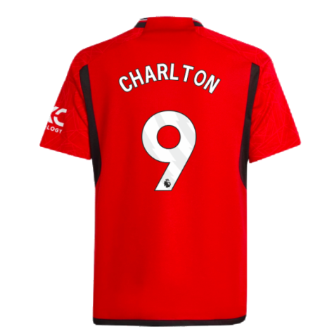 2023-2024 Man Utd Home Shirt (Kids) (Charlton 9)
