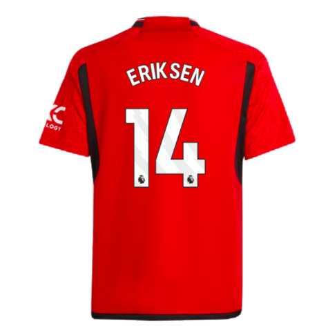 2023-2024 Man Utd Home Shirt (Kids) (Eriksen 14)