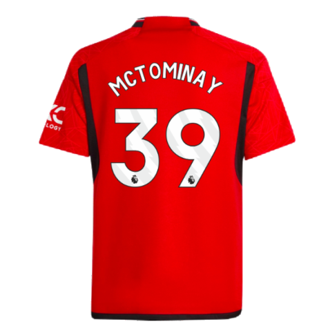 2023-2024 Man Utd Home Shirt (Kids) (McTominay 39)