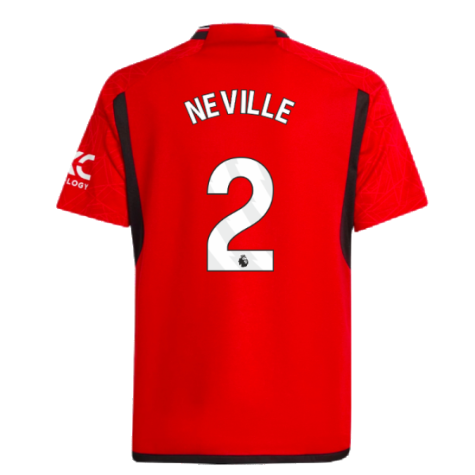 2023-2024 Man Utd Home Shirt (Kids) (Neville 2)