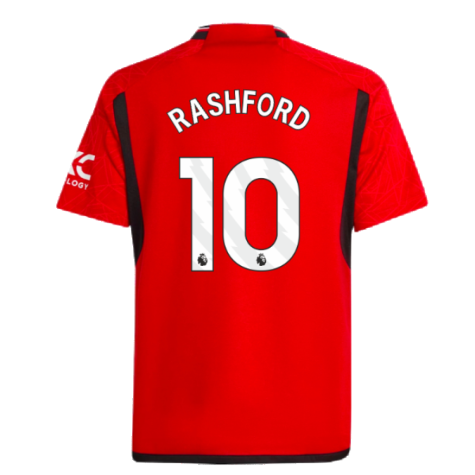 2023-2024 Man Utd Home Shirt (Kids) (Rashford 10)