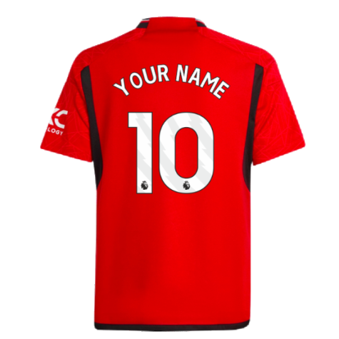 2023-2024 Man Utd Home Shirt (Kids) (Your Name)