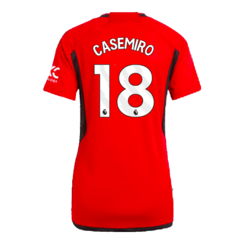2023-2024 Man Utd Home Shirt (Ladies) (Casemiro 18)