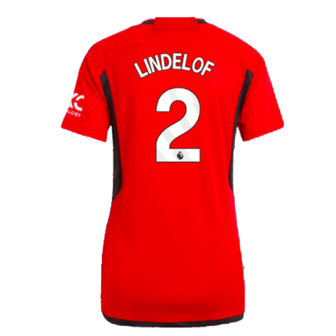 2023-2024 Man Utd Home Shirt (Ladies) (Lindelof 2)