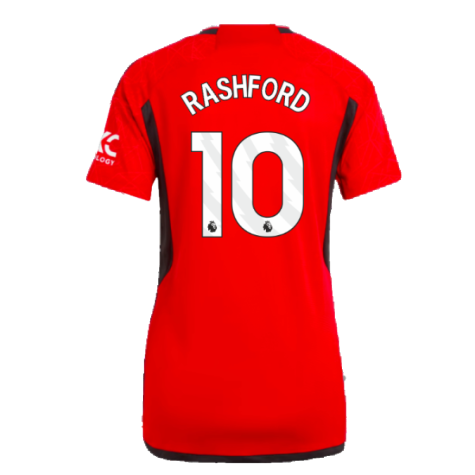 2023-2024 Man Utd Home Shirt (Ladies) (Rashford 10)