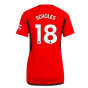 2023-2024 Man Utd Home Shirt (Ladies) (Scholes 18)