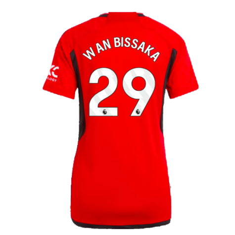 2023-2024 Man Utd Home Shirt (Ladies) (Wan Bissaka 29)