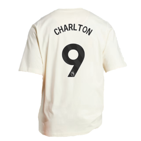 2023-2024 Man Utd Lifestyle OS Tee (White) (Charlton 9)