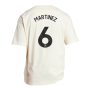 2023-2024 Man Utd Lifestyle OS Tee (White) (Martinez 6)