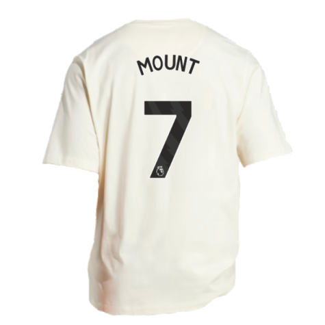 2023-2024 Man Utd Lifestyle OS Tee (White) (Mount 7)