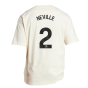 2023-2024 Man Utd Lifestyle OS Tee (White) (Neville 2)