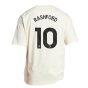 2023-2024 Man Utd Lifestyle OS Tee (White) (Rashford 10)