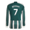 2023-2024 Man Utd Long Sleeve Away Shirt (Beckham 7)