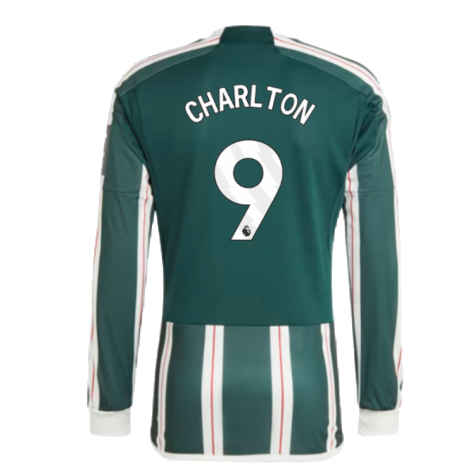 2023-2024 Man Utd Long Sleeve Away Shirt (Charlton 9)