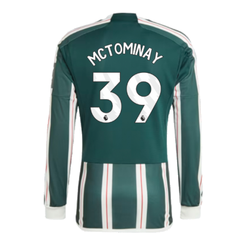2023-2024 Man Utd Long Sleeve Away Shirt (McTominay 39)