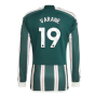 2023-2024 Man Utd Long Sleeve Away Shirt (Varane 19)