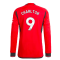 2023-2024 Man Utd Long Sleeve Home Shirt (Charlton 9)