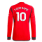 2023-2024 Man Utd Long Sleeve Home Shirt (Your Name)