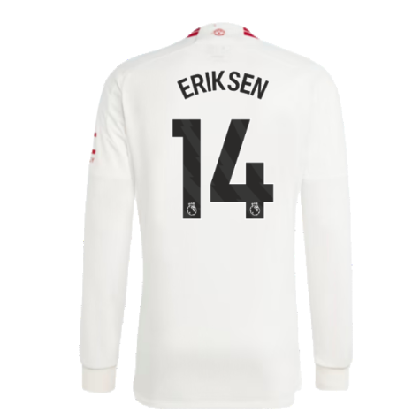 2023-2024 Man Utd Long Sleeve Third Shirt (Eriksen 14)