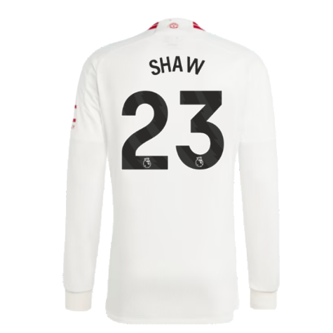 2023-2024 Man Utd Long Sleeve Third Shirt (Shaw 23)
