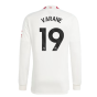 2023-2024 Man Utd Long Sleeve Third Shirt (Varane 19)