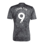 2023-2024 Man Utd Pre-Match Shirt (Black) (Charlton 9)