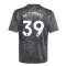2023-2024 Man Utd Pre-Match Shirt (Black) - Kids (McTominay 39)