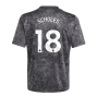 2023-2024 Man Utd Pre-Match Shirt (Black) - Kids (Scholes 18)
