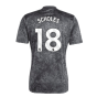 2023-2024 Man Utd Pre-Match Shirt (Black) (Scholes 18)