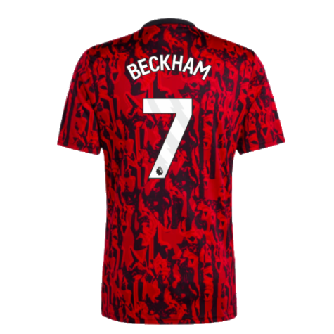 2023-2024 Man Utd Pre-Match Shirt (Red) (Beckham 7)